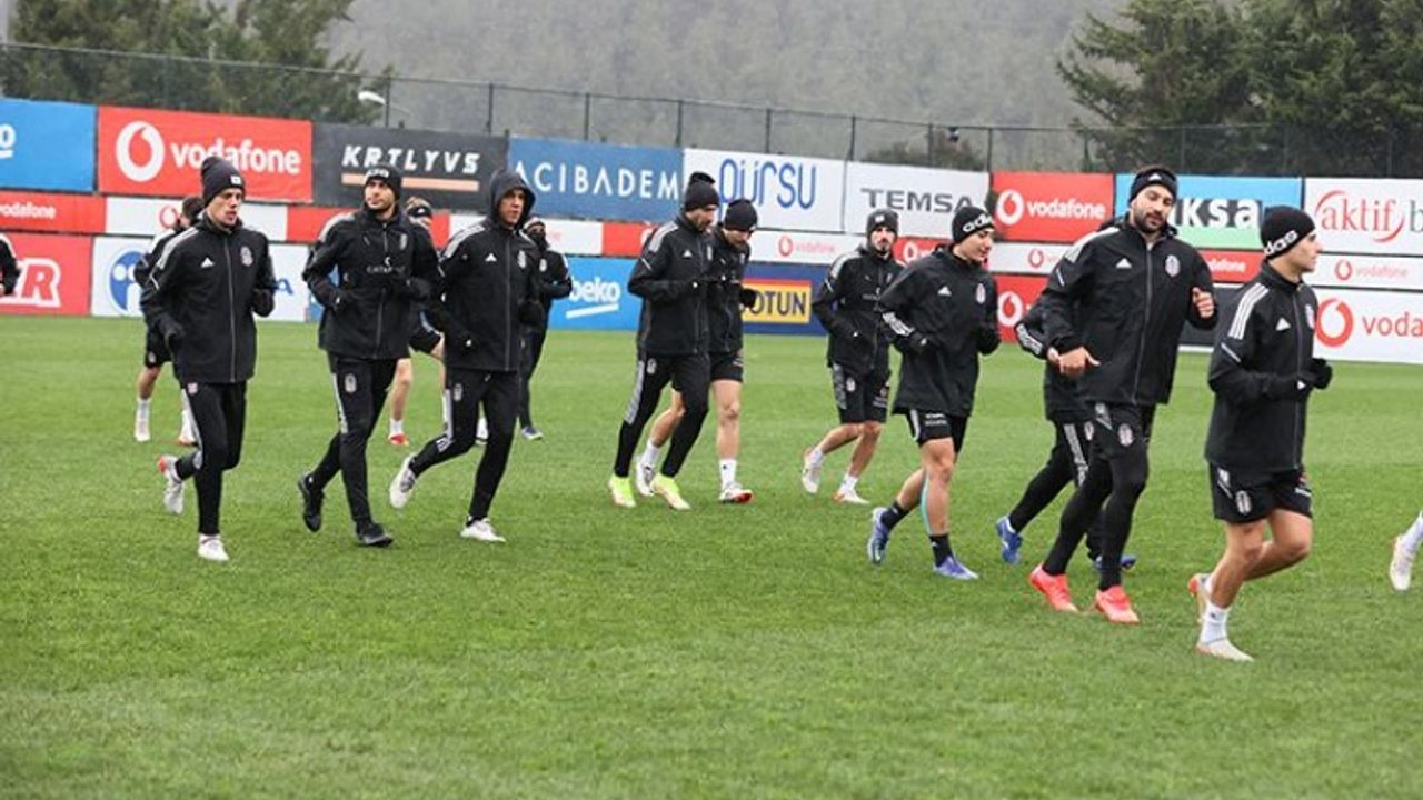 Beşiktaş Gaziantep maçı hazırlıklarını sürdürdü