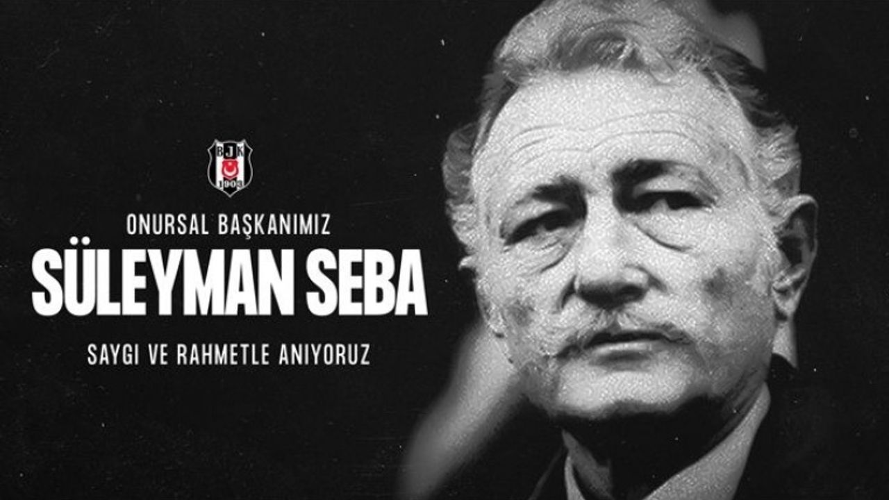 Beşiktaş'tan Süleyman Seba paylaşımı!