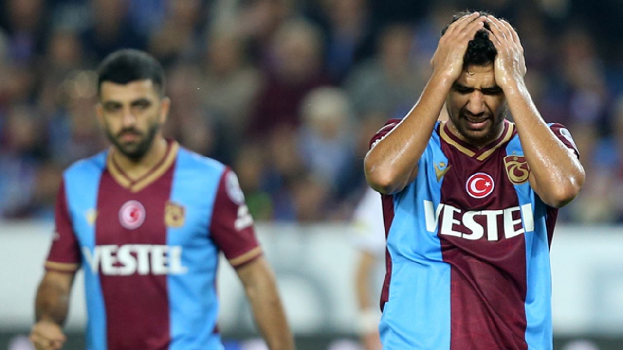 Trabzonspor, Avrupa dönüşlerinde yara aldı