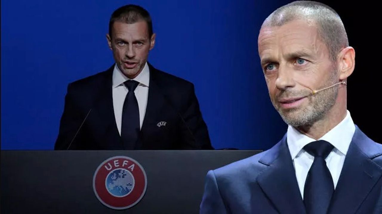 UEFA Başkanı Ceferin'den şok sözler! 'Tehdit mesajları aldım'
