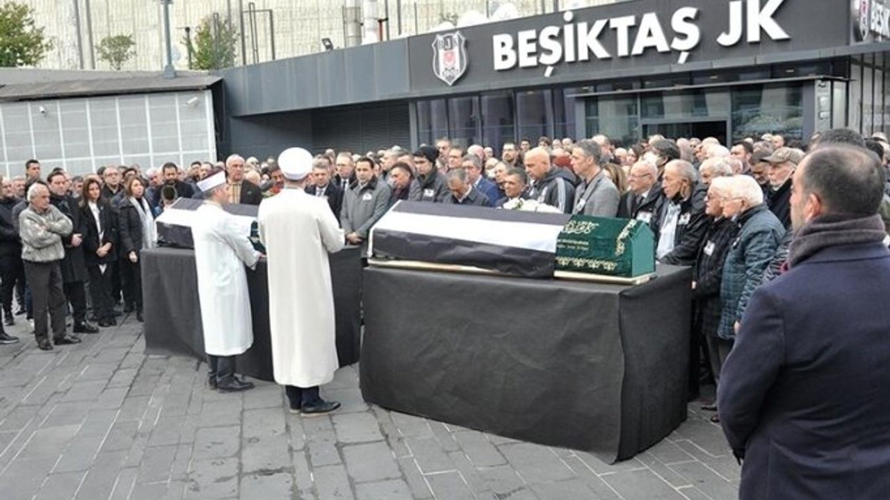 Beşiktaş'ta Erdem Şatıroğlu ile Haluk Mete son yolculuklarına uğurlandı