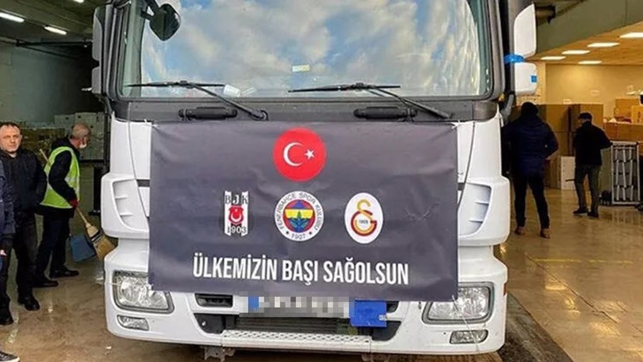 ''Aynı tırda üç arma; Beşiktaş-Fenerbahçe-Galatasaray… Sanki rüya!''