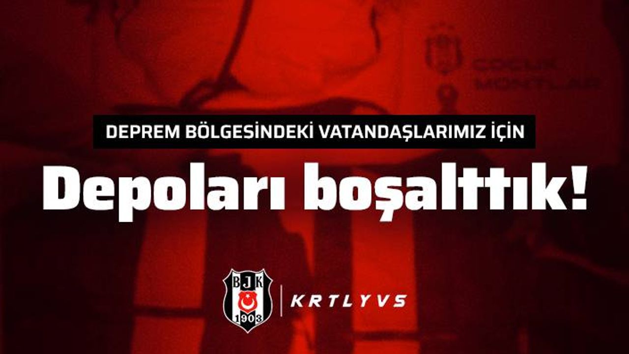 Beşiktaş Kartal Yuvası tırını gönderiyor