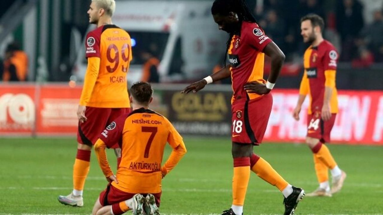 Galatasaray'ın serisi Konya'da bitti