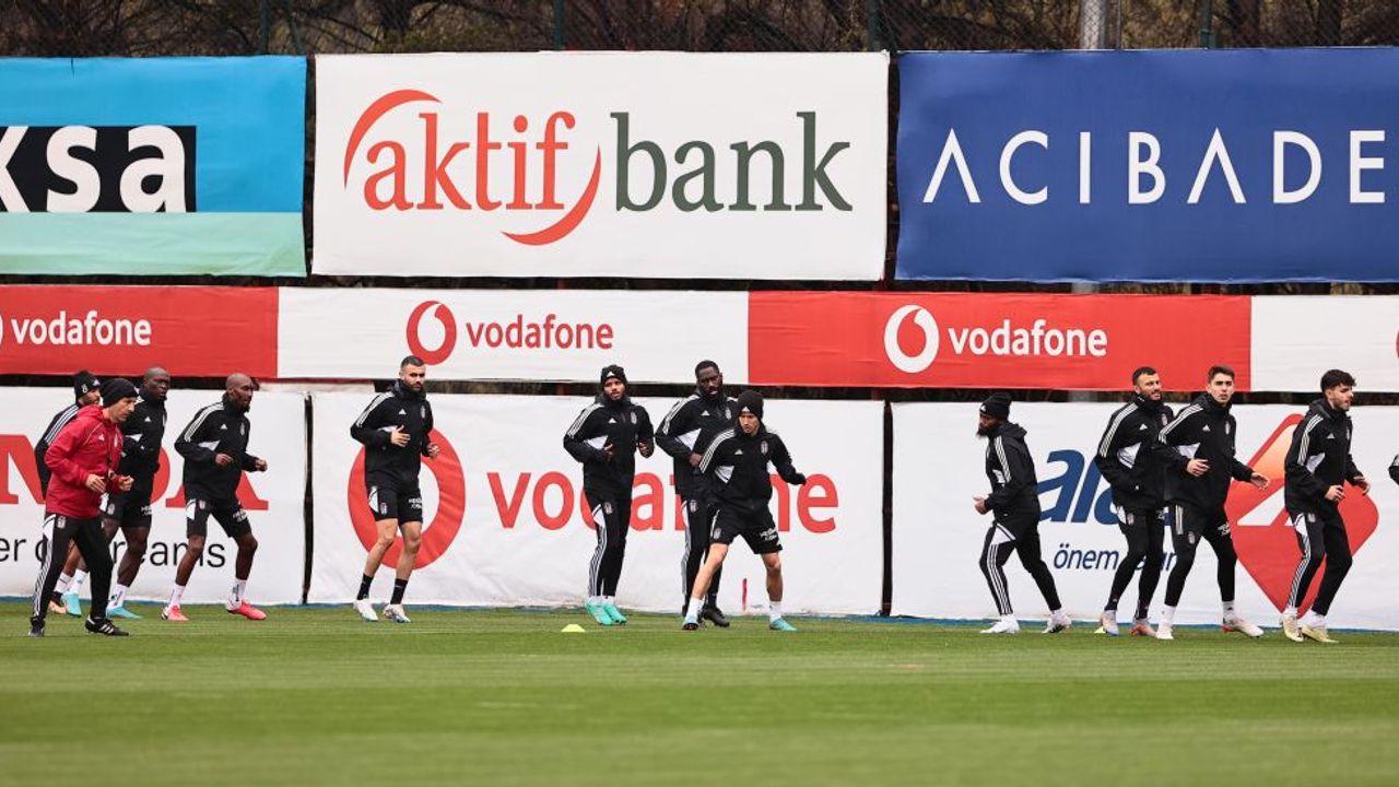 Beşiktaş, Trabzonspor maçı hazırlıklarını sürdürdü