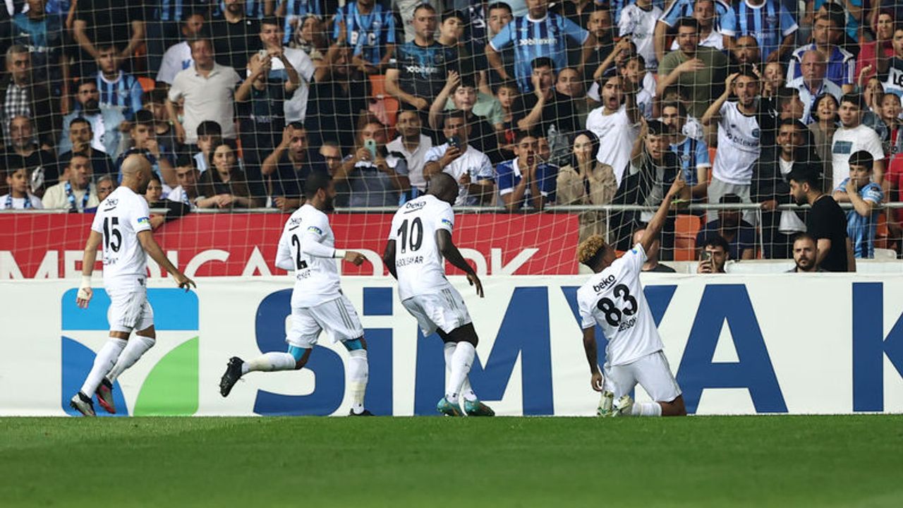 Beşiktaş bir ilki başardı! Adana Demirspor'un serisi bitti
