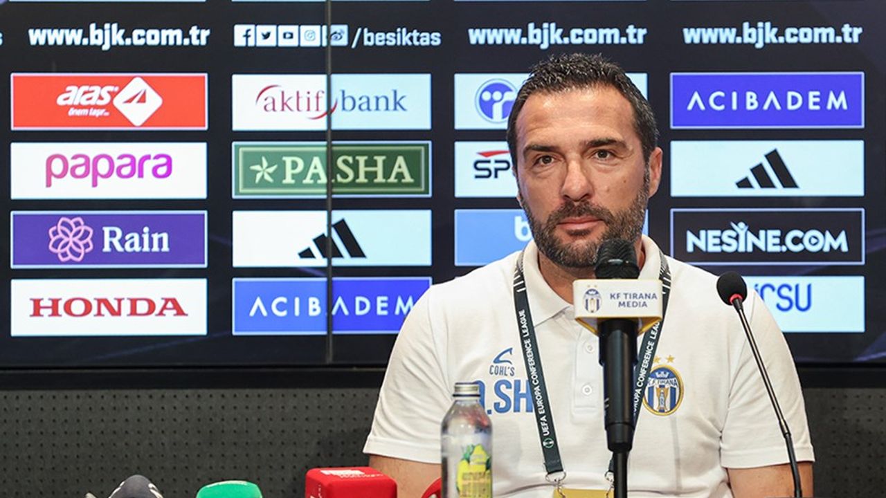 Tirana teknik direktörü Shehi ''Favori olmadığımızı biliyorum..''