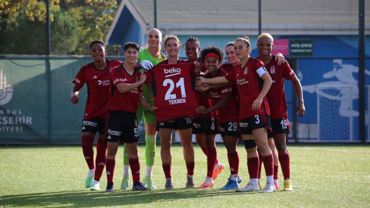 Beşiktaş Kadın Futbol Takımı farklı kazandı