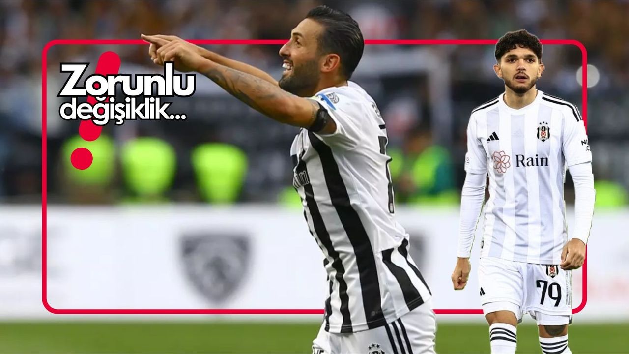 Beşiktaş'ta sakatlık! İlk 11 değişti!