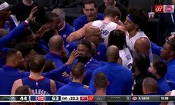 NBA'de geceye damga vuran kavga!