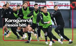 Beşiktaş Karagümrük maçının hazırlıklarını tamamladı!