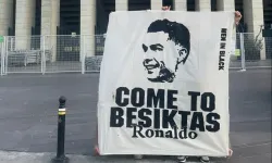 Beşiktaş taraftarından Cristiano Ronaldo pankartı!