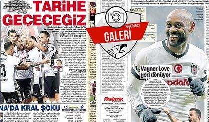 Gazetelerde günün Beşiktaş manşetleri (16.04.2018)