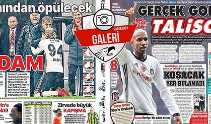 Beşiktaş'ın 5 gollü galibiyeti manşetleri kapladı!