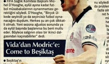 Gazetelerde günün Beşiktaş manşetleri (30 Nisan 2020)