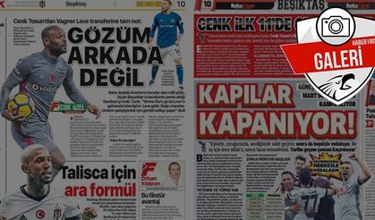 Gazetelerde günün Beşiktaş manşetleri (13.02.2018)