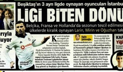 Gazetelerde günün Beşiktaş manşetleri (22 Mayıs 2020)