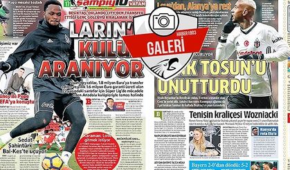 Gazetelerde günün Beşiktaş manşetleri  (28.01.2018)