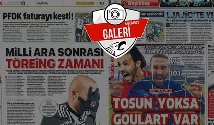 Gazetelerde günün Beşiktaş manşetleri (12.10.2018)