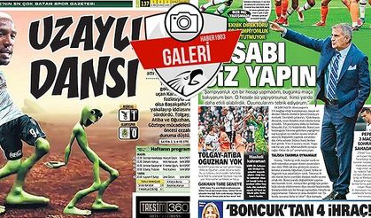 Beşiktaş - A. Alanyaspor maçı gazetelere böyle yansıdı!