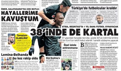 Gazetelerde günün Beşiktaş manşetleri (1 Mayıs 2020)