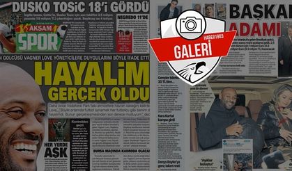 Gazetelerde günün Beşiktaş manşetleri  (30.01.2018)