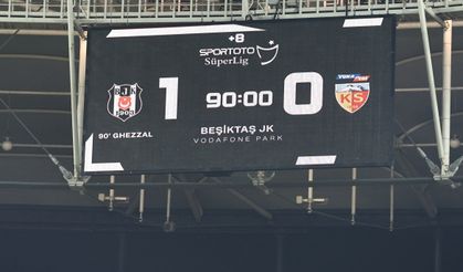 Beşiktaş - Y. Kayserispor maçının fotoğrafları