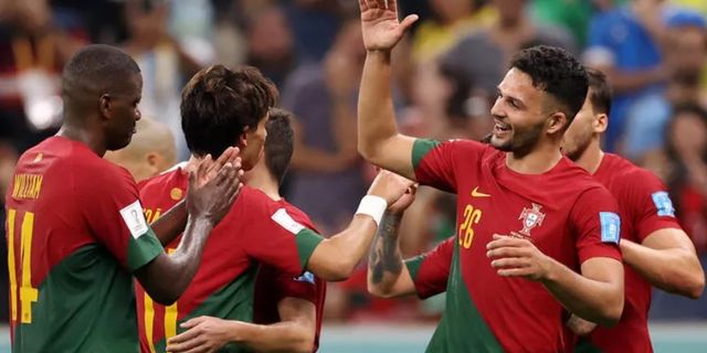 Portekiz'den İsviçre'ye yarım düzine gol!
