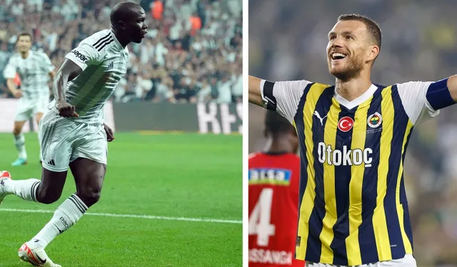 Beşiktaş Aboubakar'a, Fenerbahçe Dzeko'ya güveniyor