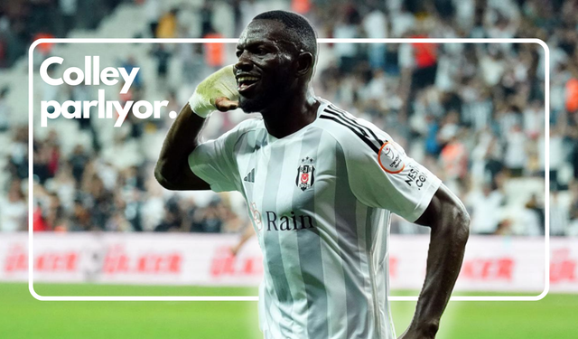 Beşiktaş'ta Colley'den kariyer rekoru!