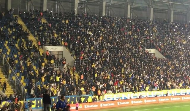 Ankara'da maç sonu taraftarlar arasında olaylar çıktı