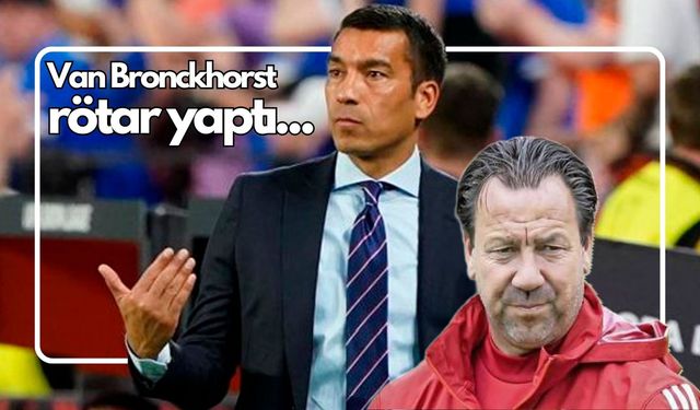 Van Bronckhorst'ta yardımcı freni! Görüşmeler sürüyor.