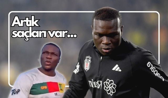 Aboubakar'ın yeni imajı gündem oldu.