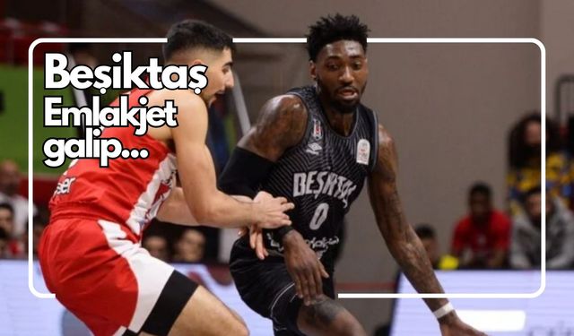 Beşiktaş Emlakjet, Samsun'dan galip döndü.