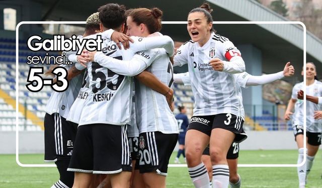 Beşiktaş, 5 attı! Kadınlar Futbol Ligi...