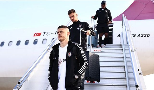 Beşiktaş, kupa yarı finali için Ankara'ya geldi