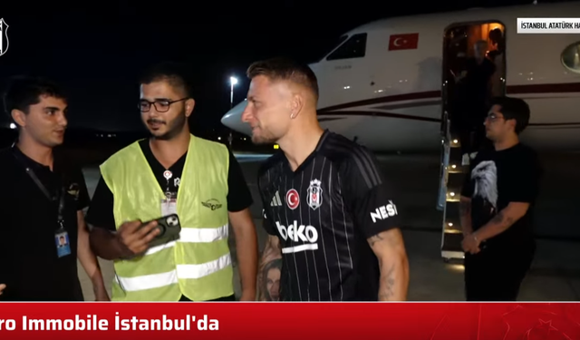 Immobile siyah formayla geldi