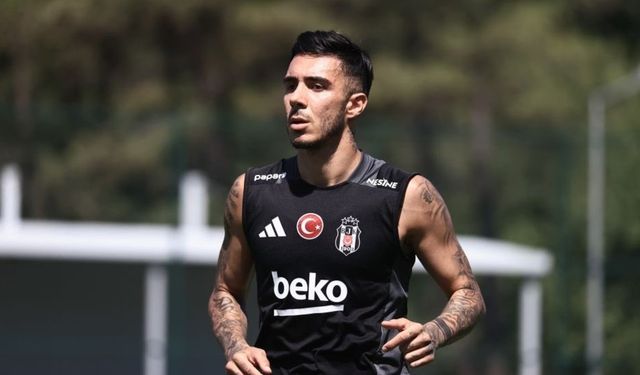 Emirhan Topçu Beşiktaş'ta ilk antrenmanına çıktı