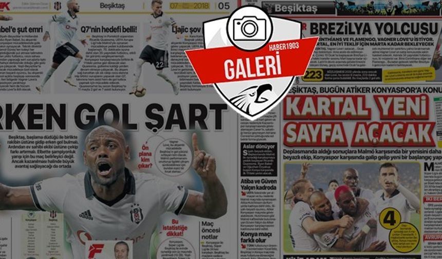 Gazetelerde günün Beşiktaş manşetleri (07.10.2018)