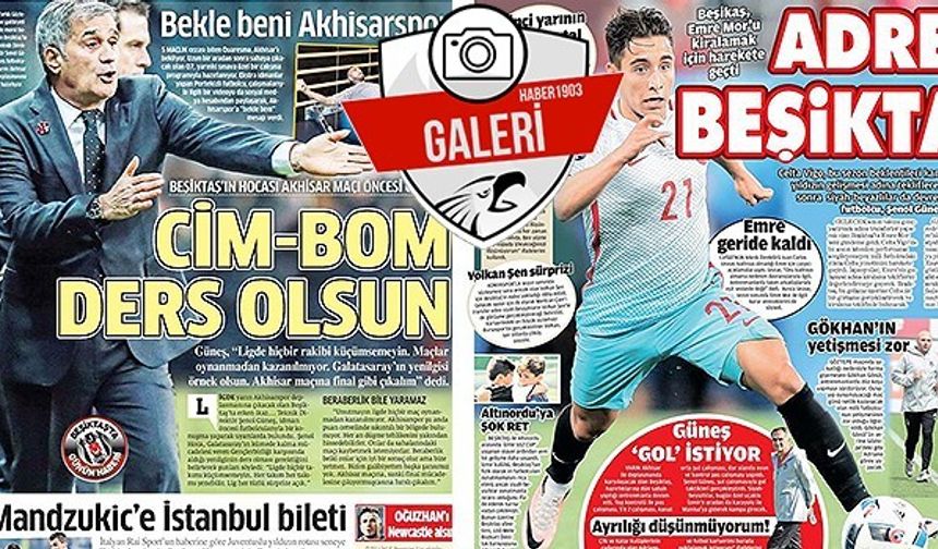 Gazetelerde günün Beşiktaş manşetleri (12.04.2018)