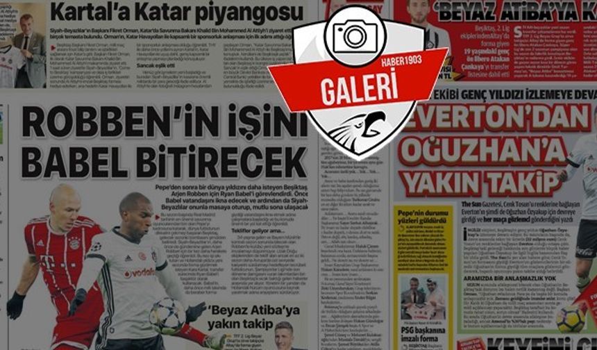 Gazetelerde günün Beşiktaş manşetleri (23.03.2018)