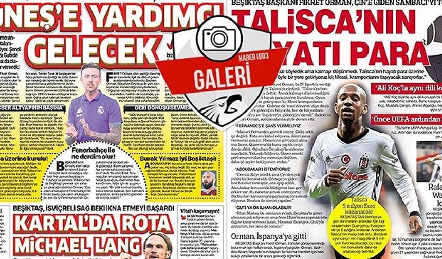 Gazetelerde günün Beşiktaş manşetleri (14.06.2018)