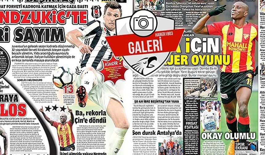 Gazetelerde günün Beşiktaş manşetleri (22.05.2018)