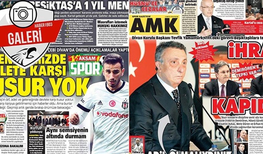 Gazetelerde Beşiktaş manşetleri (06.05.2018)