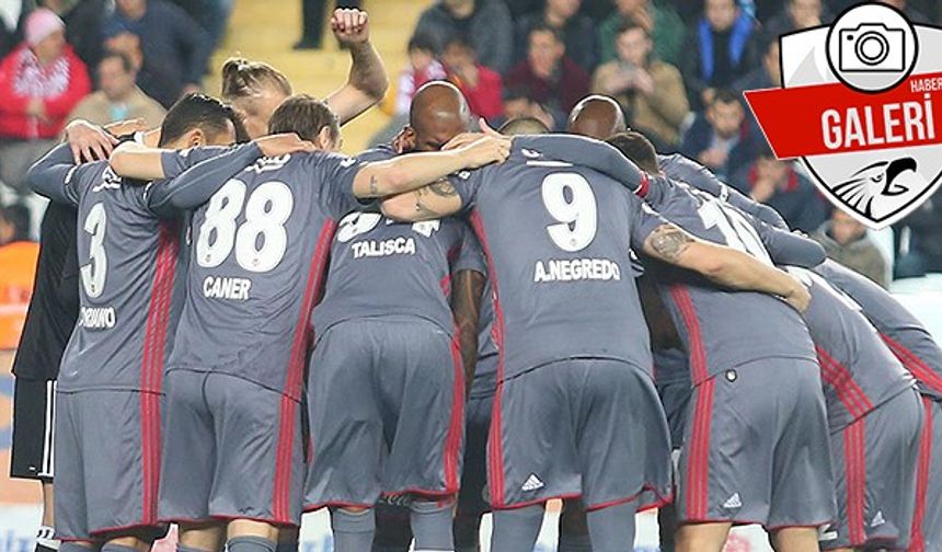 Antalyaspor - Beşiktaş karşılaşmasından yansıyanlar