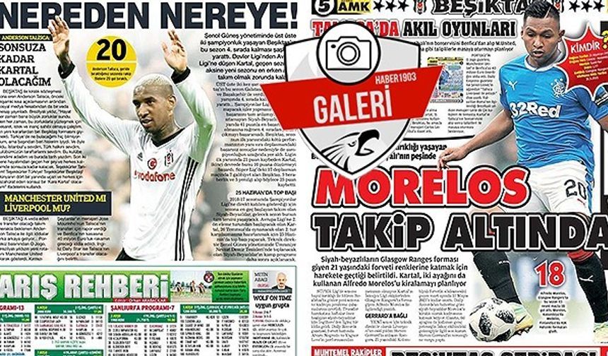 Gazetelerde günün Beşiktaş manşetleri (21.05.2018)