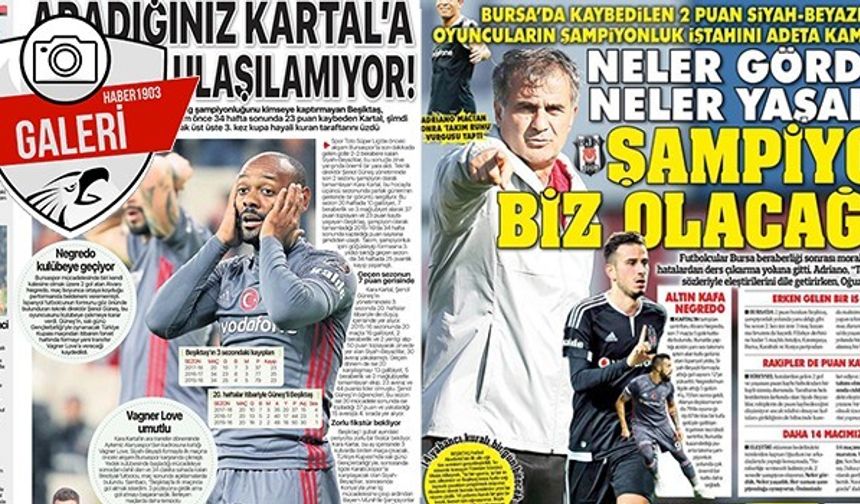 Gazetelerde Beşiktaş manşetleri (4 Şubat)