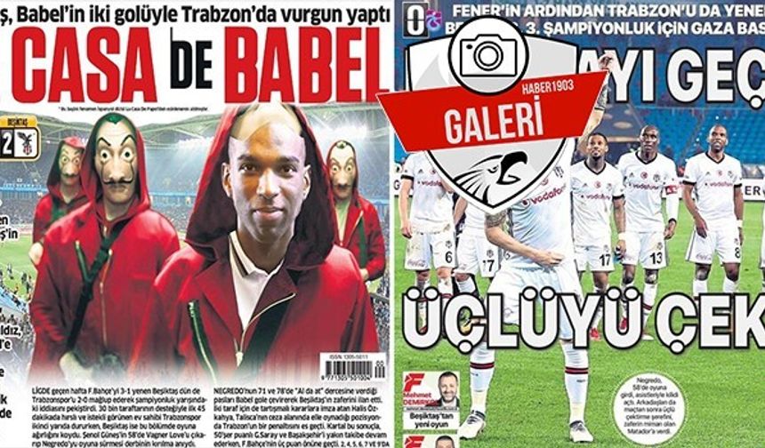 Gazetelerde Beşiktaş manşetleri (06.03.2018)