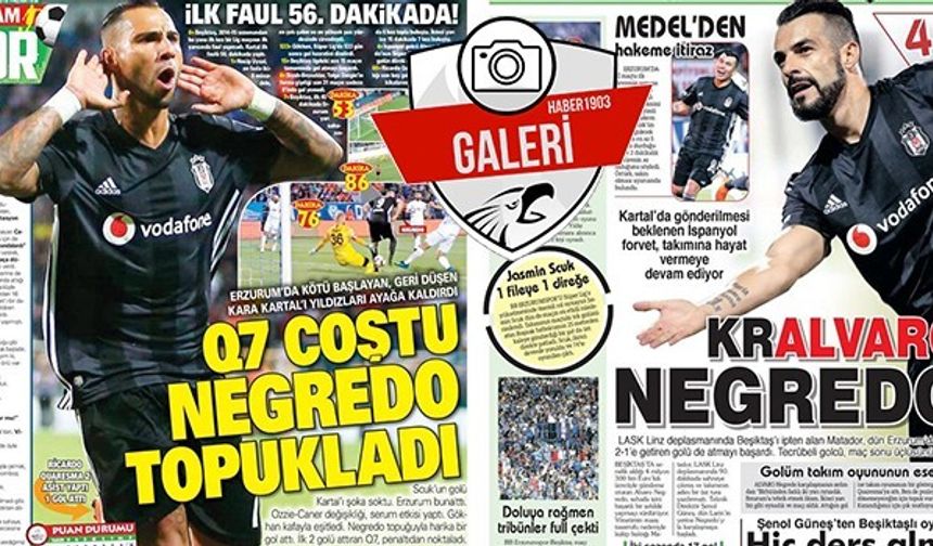 Gazetelerde Beşiktaş manşetleri (20.08.2018)