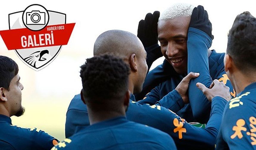 Talisca'nın Brezilya Milli Takımı antrenmanında zor anları